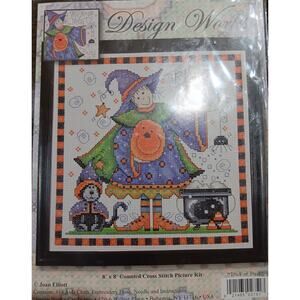 Design Work Halloween Cross-Stitch Kit NEW